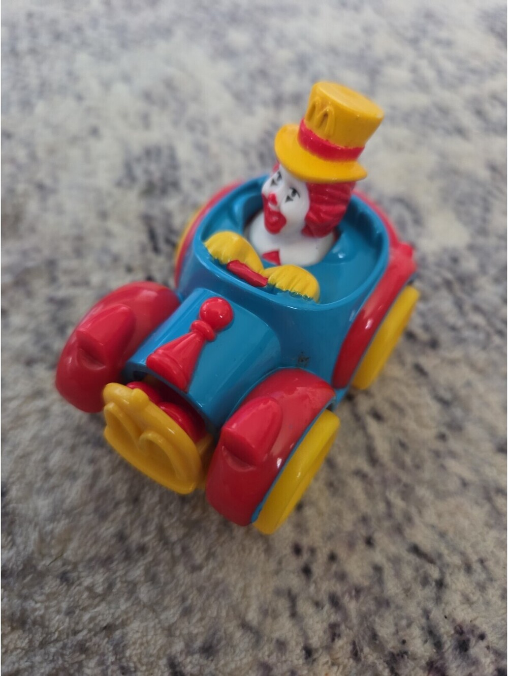 Vintage 1989 McDonaldland's Circus Parade Ringmaster Happy Meal Mini Car Toy
